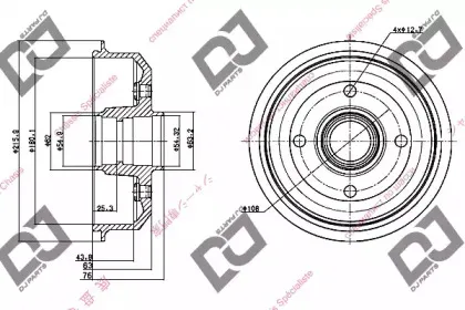 Тормозной барабан DJ PARTS купить